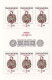 Checoslovaquia Nº 2678 Al 2679 En Hojas De 6 Series - Unused Stamps