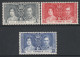 Cyprus Scott 140/142 - SG148/150, 1937 Coronation Set MH* - Chypre (...-1960)