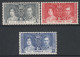 Cyprus Scott 140/142 - SG148/150, 1937 Coronation Set MH* - Chipre (...-1960)