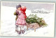 39193101 - Weihnachten Kinderpoesie Kuesse Tannenbaum Auf Der Schubkarre  Verlag B.K.W. I 3006-6 AK - Feiertag, Karl