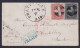 US, Scott 65, 69 With Quartered Cancels From Prattville Ala TO BADEN, GERMANY - Poststempel