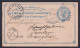 US Postal Card UX6 From U.S. MANILA To Tsingtau China, Via BRITISH & GERMAN PO's - Poststempel