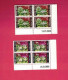 YT N° 64** Et 65** En Bloc De 4 CD - Fleurs - Tiaré - Unused Stamps