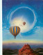 Aviation - Montgolfières - Carl W Rohrig 1953 - Ballonfahrt 1981 - Tempera Und Gouache - Art Peinture - Balloon - CPM -  - Luchtballon