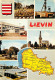 62 - Liévin - Multivues - Mines - Blasons - Carte Géographique - CPM - Voir Scans Recto-Verso - Lievin