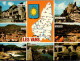 N°304 Z -cpsm Carte Géographique Les Vans - Mapas