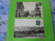 13  LAMBESC  Lot De 2 Cartes Vue Panoramique  Et La Place De La République Avec L Horloge - Lambesc
