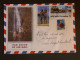 DM 14  POLYNESIE  LETTRE REUTILISEE 1986 TAHITI A MONPONT   FRANCE  ++AFF. INTERESSANT +++ - Covers & Documents