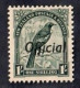 New Zeland 1936 Offiicial Tui Or Parson Bird 1V MNH - Neufs