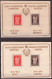 YUGOSLAVIA 1945  Mi BL.3 I,II - Meeting Of The Constituent Assembly - MNH**CUT SHORT - Blocks & Sheetlets