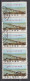 PR CHINA 1969 - Completion Of Yangtse Bridge, Nanking STRIP OF 5 - Used Stamps