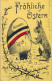 1915 , K.D. FELDPOSTAMT / XXII . RES.-KORPS. , GERMAN MILITARY " EASTERN GREETINGS " DESIGN PRINTED ON THE REVERSE - Storia Postale