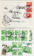Polen 1926, 19 Marken Vorder- U. Rs. Auf Einschreiben Brief V. Dzuryn I.d. CH - Covers & Documents