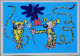 FRANQUIN SPIROU MARSUPILAMI ET MARSUPILAMIE ROBBEDOES CARTE POSTALE VELOUR FLOCAGE FEUTRINE FLOCK-INDUS 2001 - Postcards