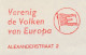 Meter Cover Netherlands 1974 Unite The Peoples Of Europe - European Movement - The Hague - Europese Instellingen