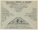 Postal Cheque Cover Belgium 1936 Deaf - Tobacco - Comb - Pearlescent - Typewriter - Olivetti - Handicap