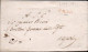 614 - LETTERA PREFILATELICA DA CAVA A NAPOLI 1823 - 1. ...-1850 Prefilatelia