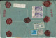 India Insured Registered Cover Sealed With Wax Sent To Denmark 4-6-1979 - Storia Postale