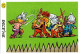 Delcampe - 25 Images Publicitaires Série Complète Astérix Vache Qui Rit Fromage Autocollant Goscinny-Uderzo 1991 Sport 运动 Deporte - Objetos Publicitarios