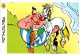 Delcampe - 25 Images Publicitaires Série Complète Astérix Vache Qui Rit Fromage Autocollant Goscinny-Uderzo 1991 Sport 运动 Deporte - Advertisement