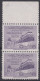 001217/ Saudi Arabia 1952 Sg374 3g Mauve MNH Pair Inauguration Of Dammam–Riyadh Railway. Cv £56+ - Saudi Arabia