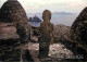 Irlande - Kerry - Against A Backdrop Of The South Kerry Coastline The Oratories Beehive Dwellings And Monuments Of Skell - Kerry