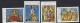 Liechtenstein 1976; Christmas Complete Set, Sacra Famiglia Con Gatto, Holy Family With CAT. - Chats Domestiques