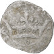 France, Charles IV, Double Parisis, 1323-1328, Billon, B+, Duplessy:244b - 1322-1328 Charles IV Le Bel