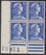 Année 1957-N°349 Neuf**MNH :  Marianne De Muller : Bloc De 4  (gb-1) - Unused Stamps
