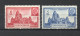 INDOCHINE  N° 222 + 223    NEUFS AVEC CHARNIERES  COTE 1.60€    MARECHAL PETAIN TEMPLE - Ungebraucht