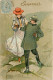 Carte Fantaisie Gaufrée , Couple , *518 20 - Couples