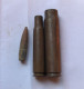 LOT 2 DOUILLES  -  12,7 Mm.  +  20 Mm.  +  1 Balle  12,7 Mm. - 1939-45