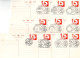 Israel 1968 "TABIRA" National Exhibition10 Different Memorial History Postmarks On Bale PC.20 - Collections, Lots & Séries