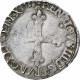 France, Henri III, 1/4 Ecu, 1586, Nantes, Argent, TB+, Gadoury:494 - 1574-1589 Henry III