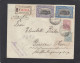 ALEMAN TRANSATLANTICO BANCO.EINGESCHRIEBENER BRIEF AUS MONTEVIDEO NACH GIESSEN,1925. - Uruguay