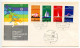 Germany, West 1972 FDC Scott B485-B488 Semi-Postals, Olympic Games - Wrestling, Sailing, Gymnastics, Swimming - 1961-1970