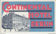 Bh98 Etichetta Da Bagaglio Hotel Continental Berlin   Germania - Other & Unclassified