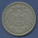Deutsches Reich 1 Mark Kursmünze 1903 J, J 17 Ss+ (3840) - 1 Mark