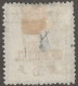 Persia, Middle East, Stamp, Scott#66a, Used, Hinged, 5CH/officiel 6, - Irán