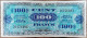 Billet 100 Francs 1944 DRAPEAU émis En France Pour La Libération - 1944 Bandiera/Francia