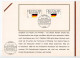 Germany 1990 FDC Folder Scott 1612-1613 & 1619 S/S - German Reunification & Opening Of The Berlin Wall 1st Anniversary - 1981-1990