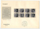 Germany, West 1964 FDC Scott 883-890 Block Of 8 - German Resistance To The Nazis - 1961-1970