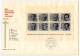 Germany, West 1964 FDC Scott 883-890 Sheet Of 8 - German Resistance To The Nazis - 1961-1970