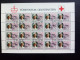 LIECHTENSTEIN MI-NR. 875-877 GESTEMPELT(USED) KLEINBOGENSATZ FÜRSTIN GINA ROTES KREUZ 1985 - Blocs & Feuillets