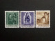 LIECHTENSTEIN MI-NR. 374-376 GESTEMPELT(USED) WEIHNACHTEN 1958 - Used Stamps
