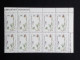 Delcampe - TÜRKISCH ZYPERN MI-NR. 290-295 POSTFRISCH(MINT) 10er BLOCK EINHEIMISCHE PFLANZEN 1990 GÄNSEKRESSE FETTHENNE - Unused Stamps