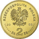 Pologne, 2 Zlote, 2003, Warsaw, Laiton, SPL, KM:456 - Polen