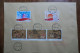 China. 2 Full Set  On Registered Envelope - Cartas & Documentos