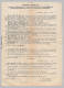 Dépêche Officielle Du Gouvernement - Préfecture Des Alpes Maritimes - NICE 25/12/1914 - Document Inclus - Lettres & Documents
