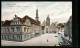 AK Pirna /Elbe, Marktplatz Mit Rathaus Und Stadtkirche  - Pirna